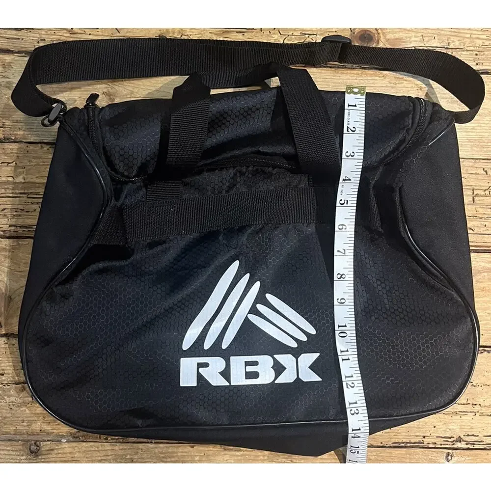 RBX Black Duffle Bag Small Fits Gym Locker NWOT